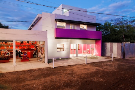 Front of property - evening/night