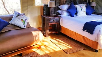 Luxury-Zelt | Hochwertige Bettwaren, WLAN, Bettwäsche