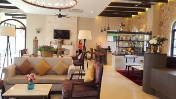 Sitzecke in der Lobby