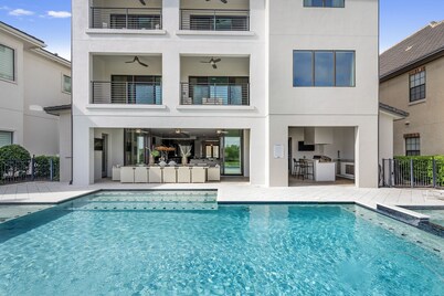 Modern Estate | 8,400 sq ft Luxury Villa with Games Room, Private Pool & Spa
