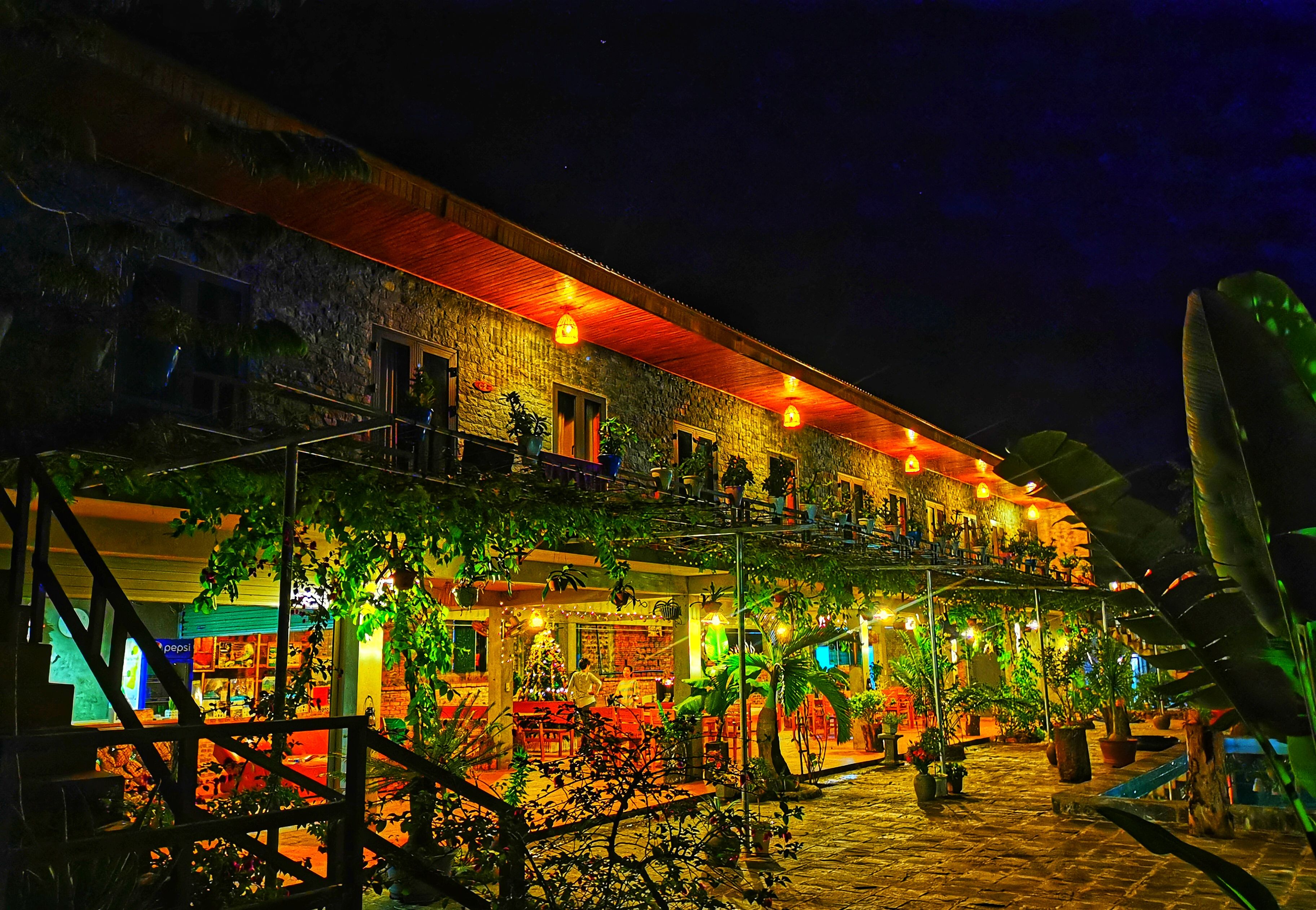 Front of property - evening/night