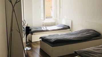 Free WiFi, bed sheets