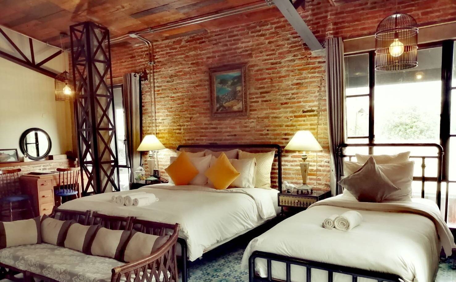 Phòng dành cho gia đình | Bàn, truy cập Internet không dây miễn phí 