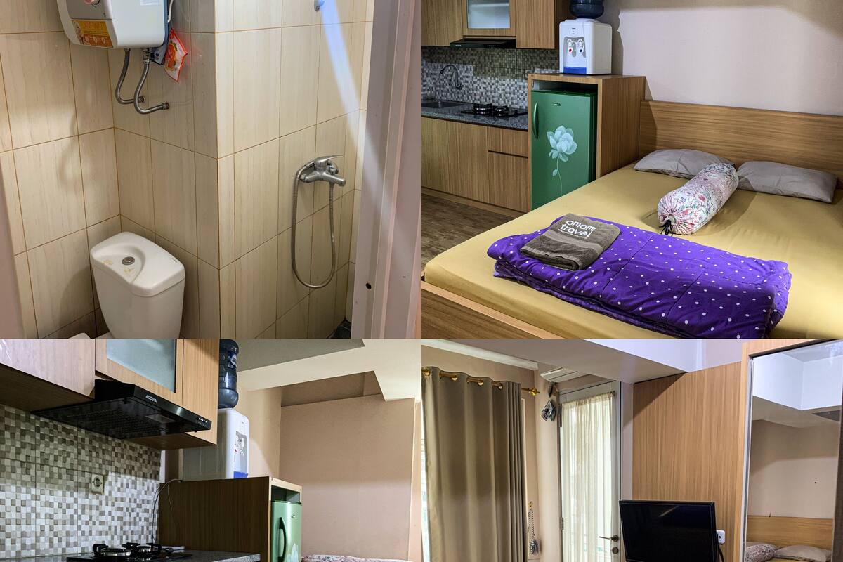 Estudio Confort, 1 cama matrimonial y sofá cama, para fumadores | 1 habitación, caja de seguridad en la habitación y escritorio