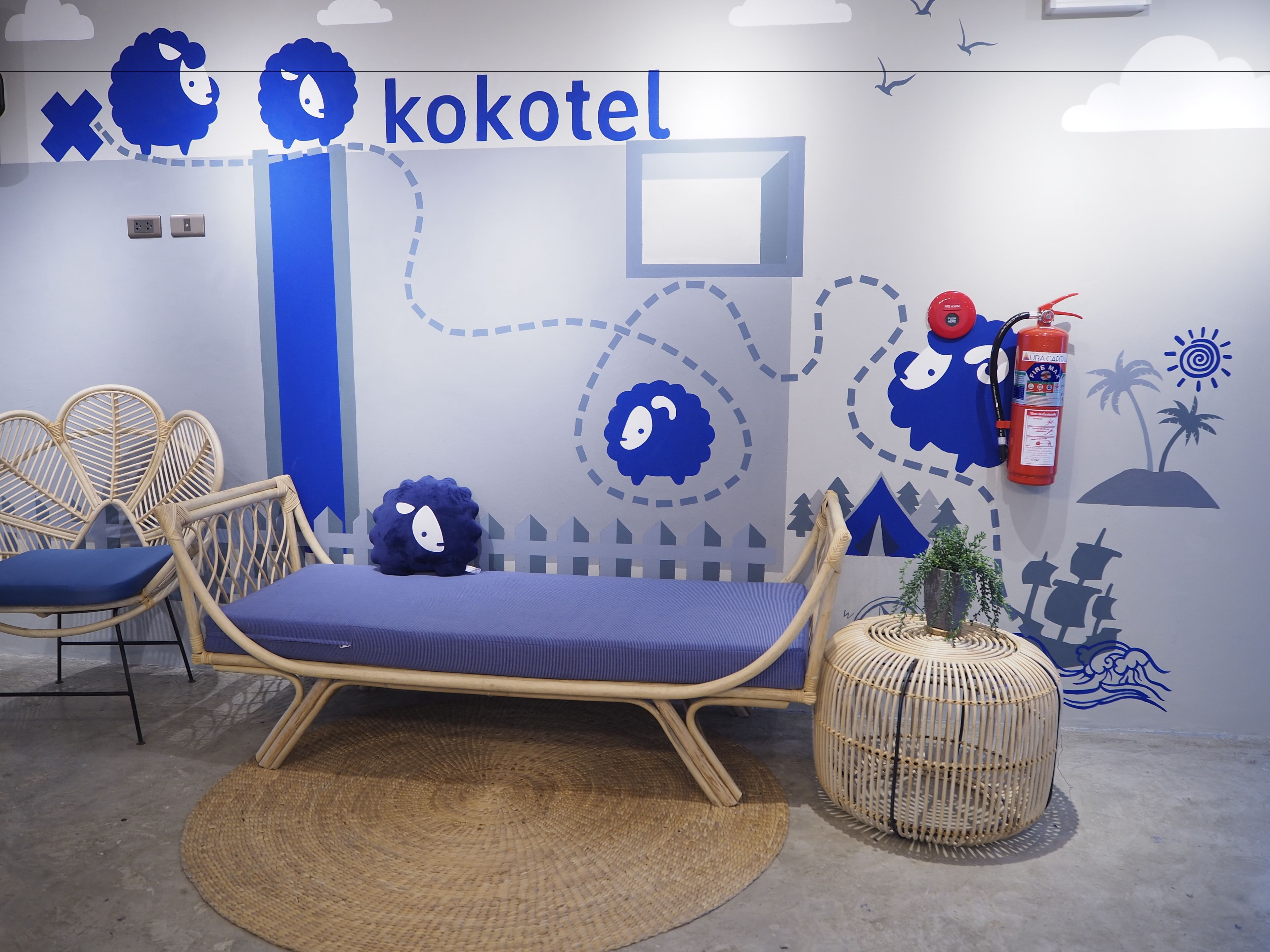 Sala de estar en el lobby