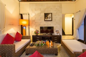 42-inch LED TV with cable channels, TV