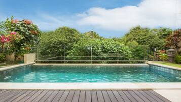 Villa, 2 Bedrooms, Private Pool, Partial Sea View | Garden view