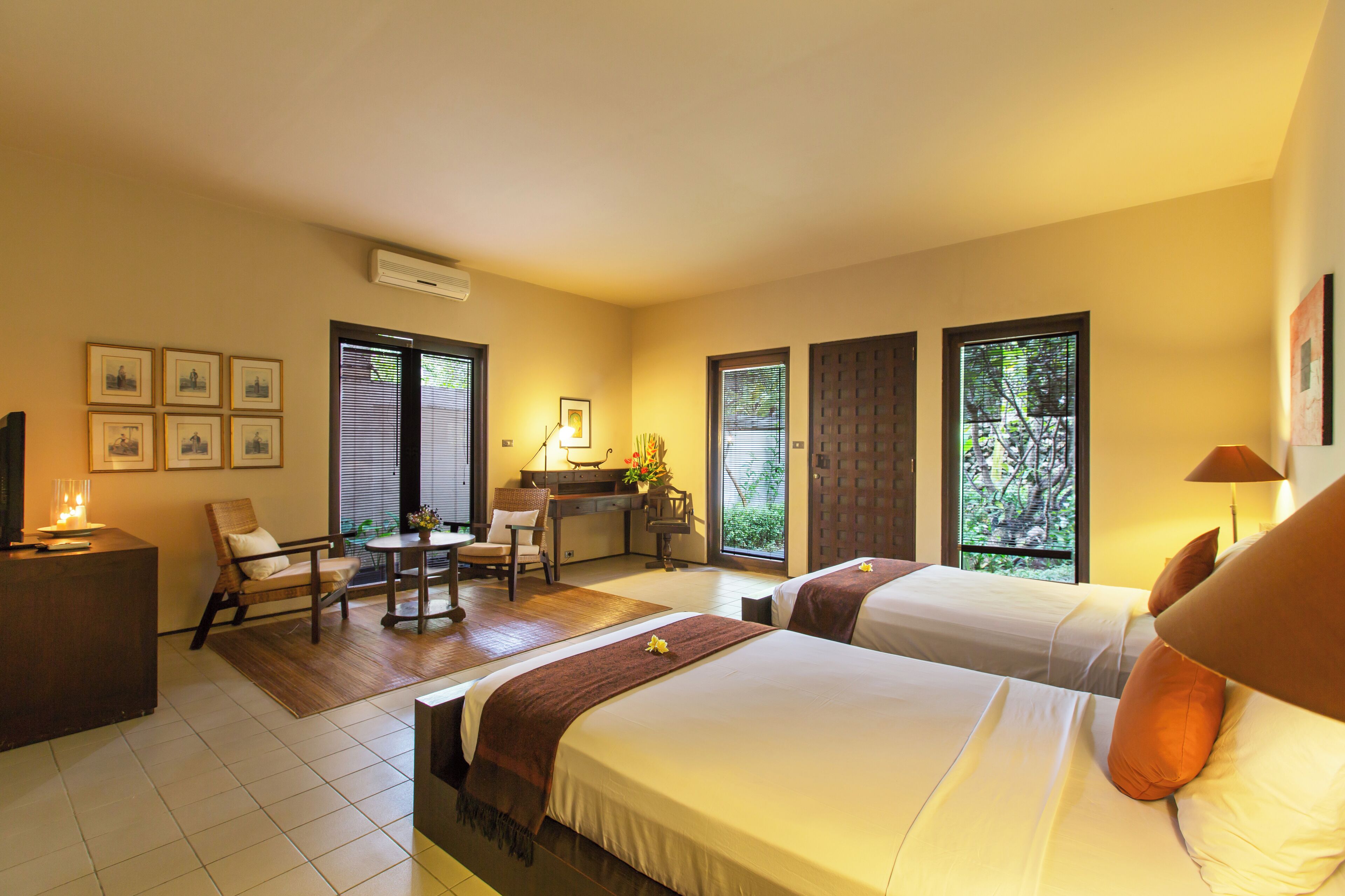 In-room safe, desk, iron/ironing board, cots/infant beds