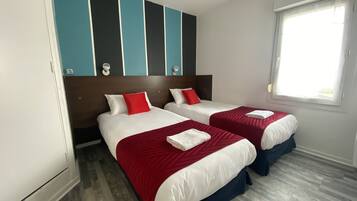 Kamar Twin | Meja kerja dan Wi-Fi gratis