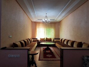 Apartment, 3 Bedrooms | Living room | Flat-screen TV - Apartment 3 Rooms City Center Fés FAR (Fes)