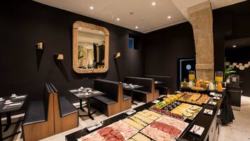 Daily buffet breakfast (EUR 18 per person)