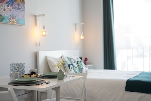 Loft, 1 cama de casal e sofá-cama | Roupas de cama premium, quartos à prova de som