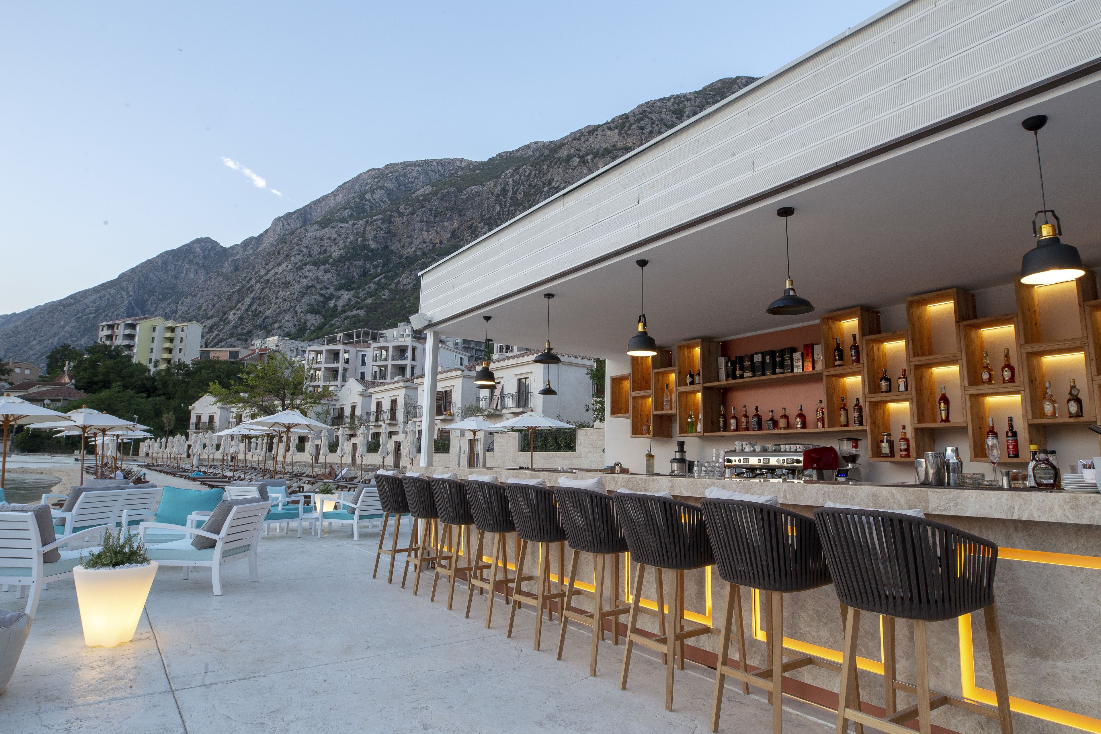 Private beach, free beach cabanas, sun loungers, beach umbrellas