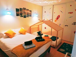 1 غرفة نوم وتجهيزات عازلة للصوت