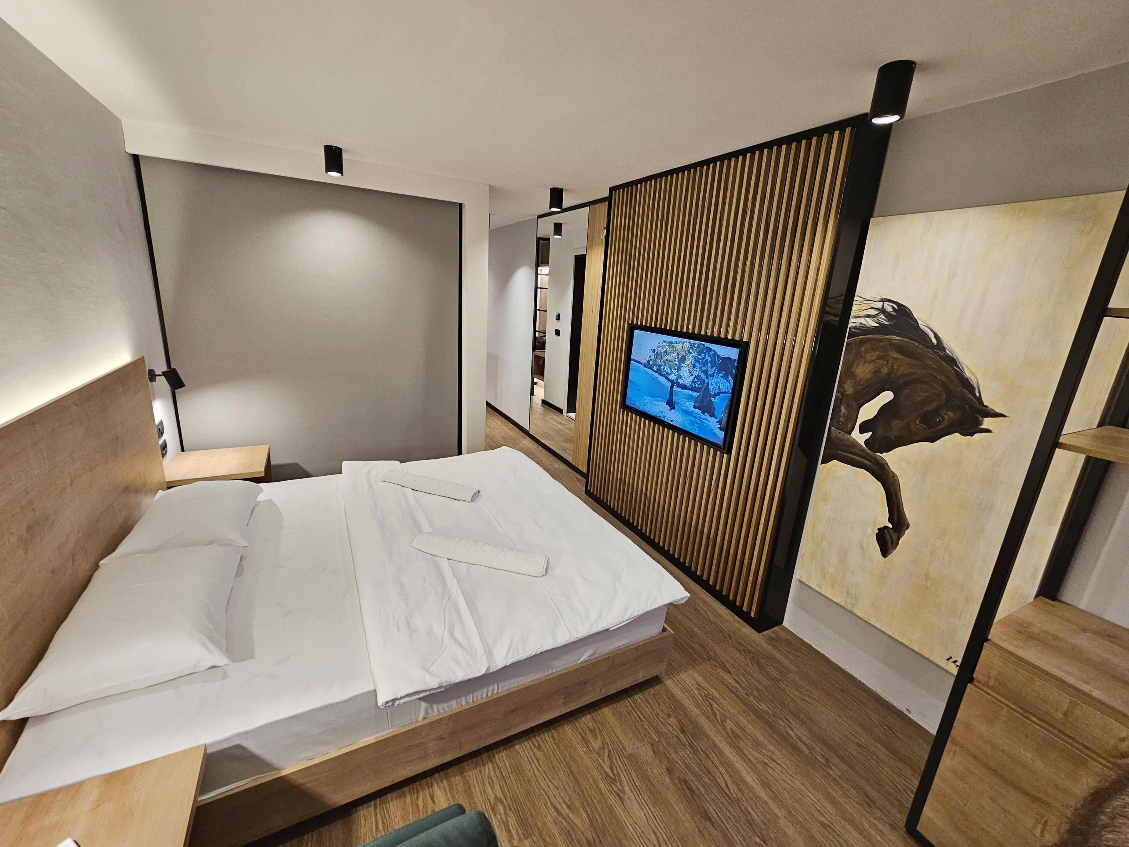 Quarto casal premium | Individualmente decorados, individualmente mobiliados, escrivaninha