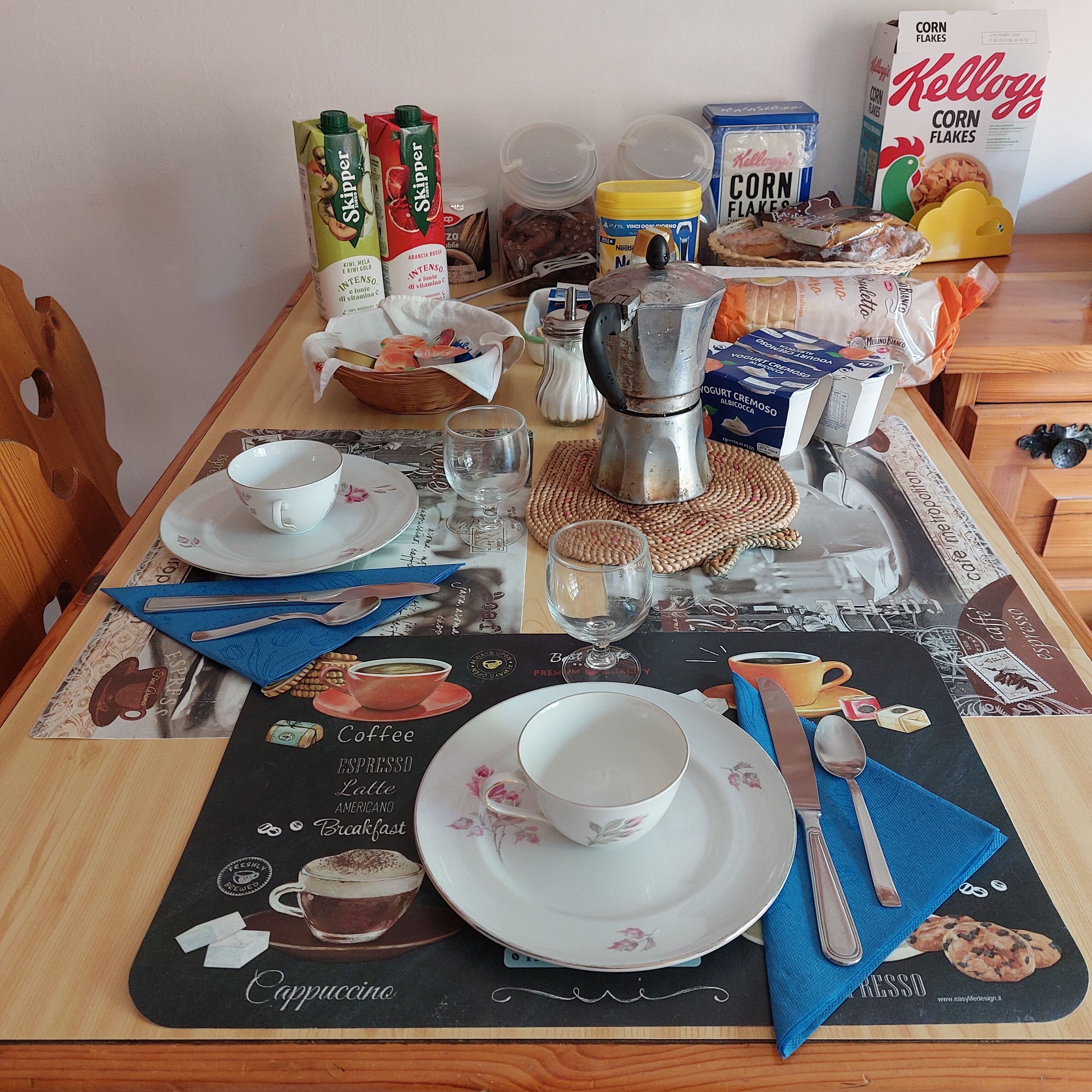 Kontinental frokost er inkludert hver dag