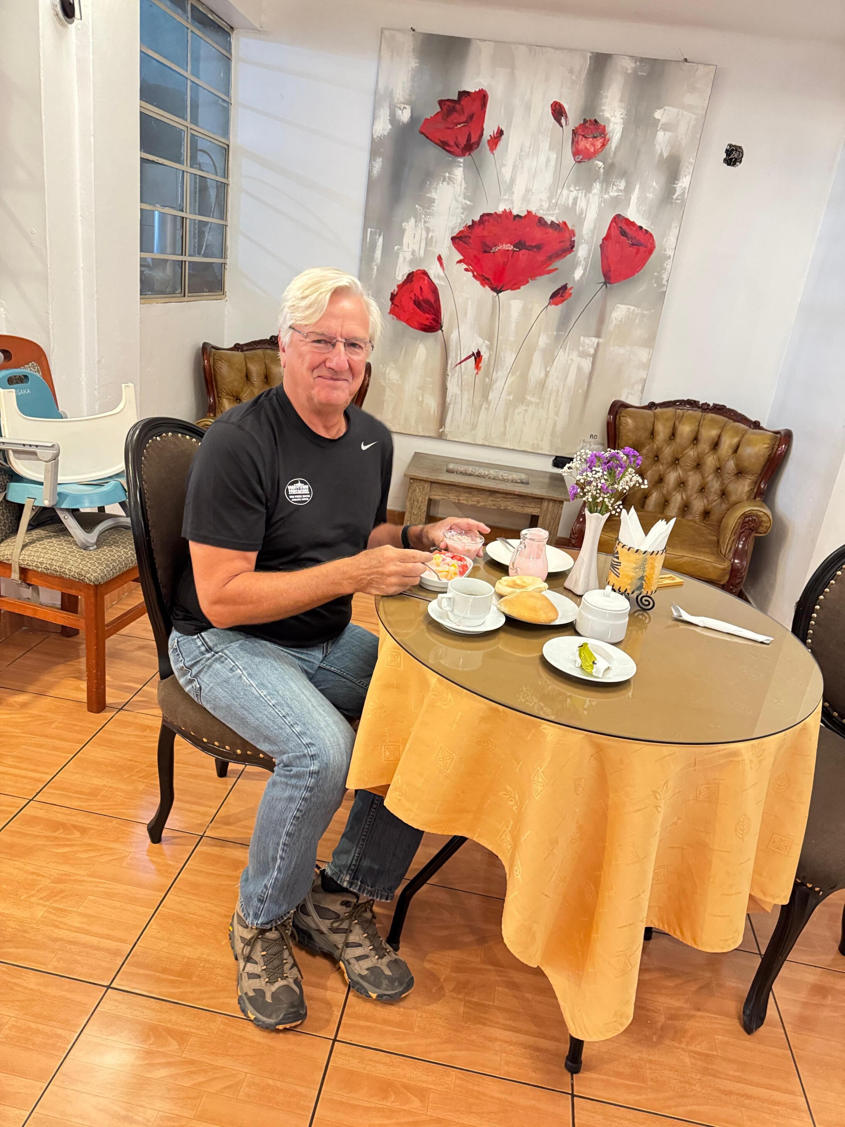 breakfast, lunch, dinner served; garden views