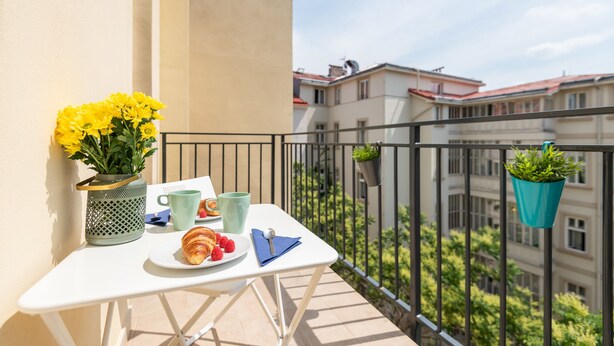 Comfort Apartment, 1 Bedroom, Balcony (E) - Wenzigova apartments (Prague)