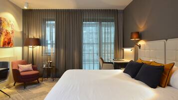 Biancheria da letto di alta qualità, una cassaforte in camera