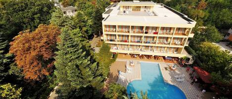 Façade de l’hébergement