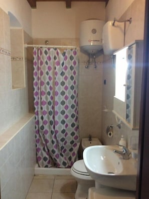 Séchoir à cheveux, bidet, serviettes fournies