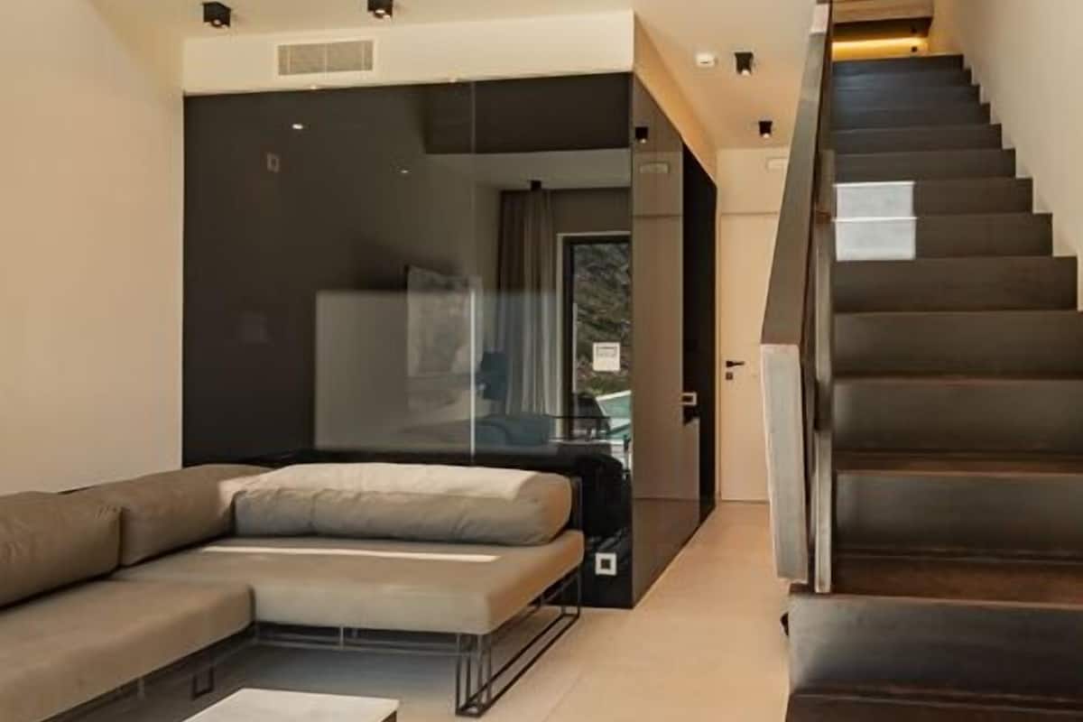 1 slaapkamer, luxe beddengoed, een minibar, een kluis op de kamer
