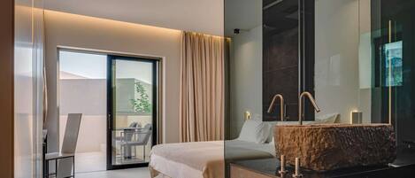 Suite Deluxe, 1 dormitori (Plunge Pool) | 1 dormitori, roba de llit d'alta qualitat i minibar