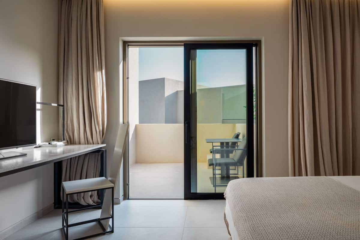 1 slaapkamer, luxe beddengoed, een minibar, een kluis op de kamer