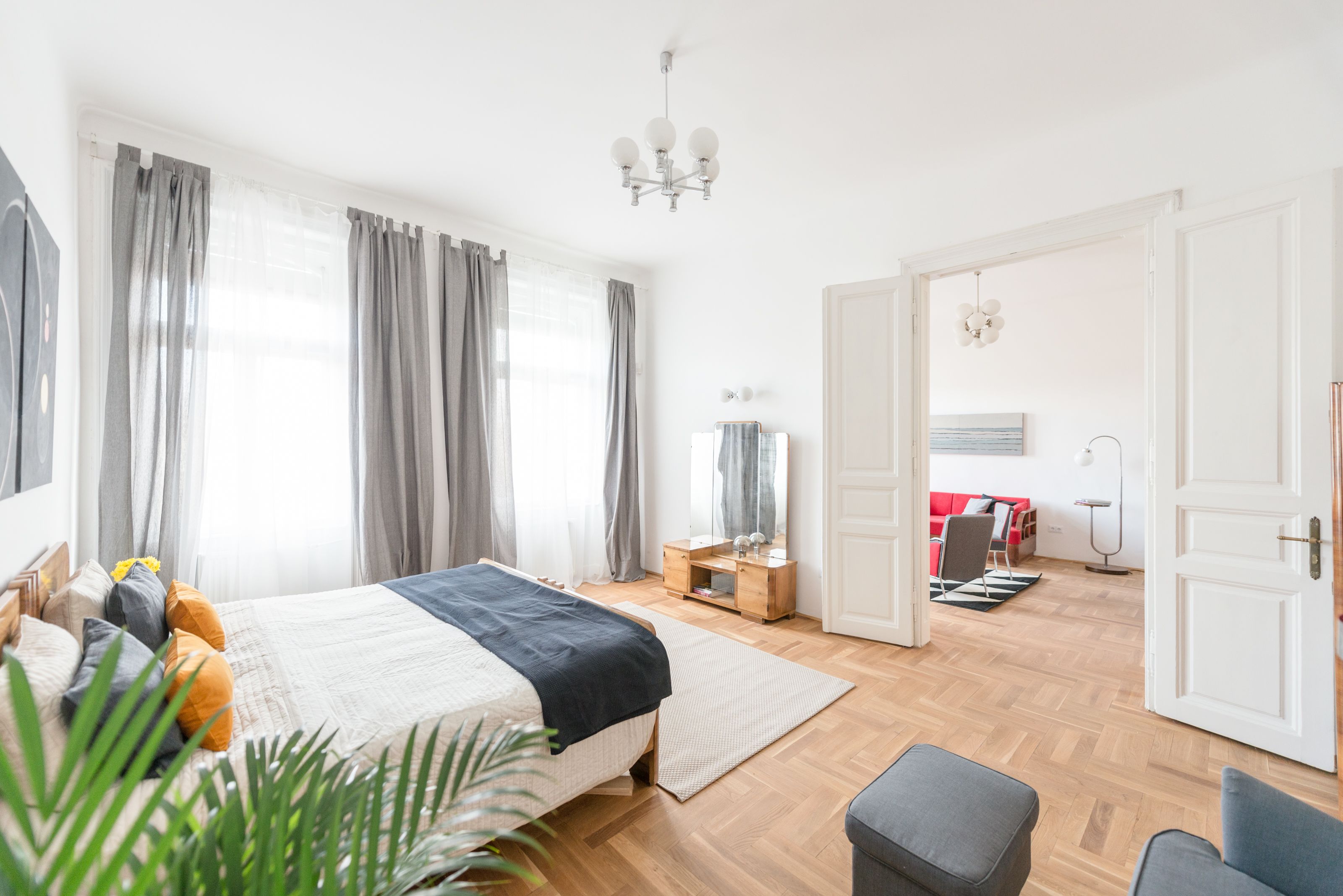 Apartment, 1 Bedroom (Hevesi Sandor square 1, 1077 Budapest) | 1 bedroom, premium bedding, memory foam beds, individually decorated