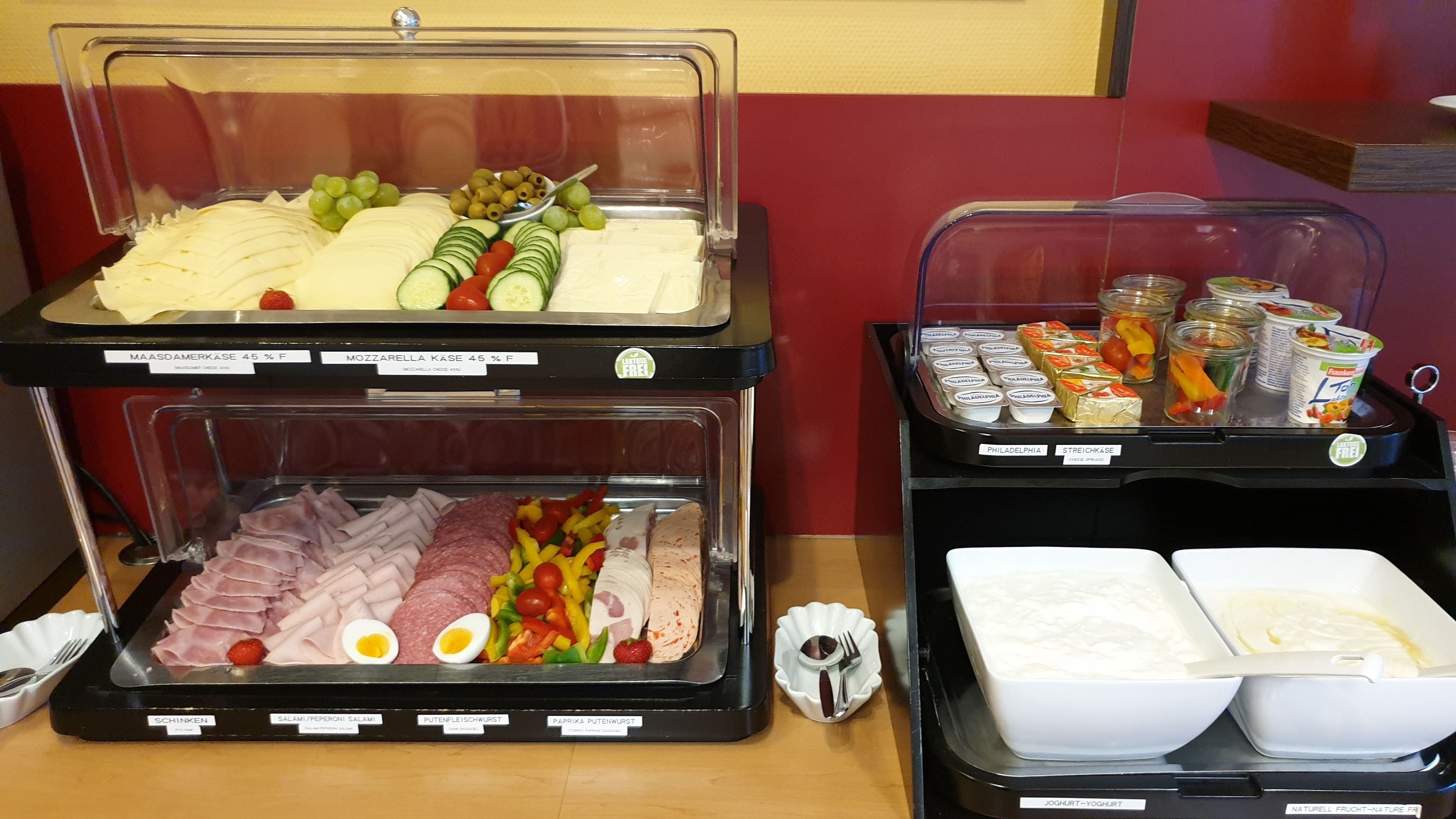 daily buffet breakfast (eur 12.90 per person)