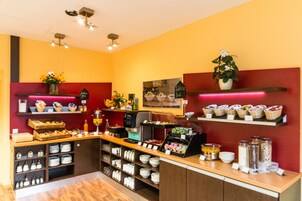 Daily buffet breakfast (EUR 12.90 per person)