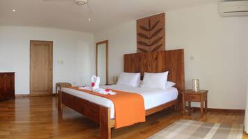 Deluxe Villa, 3 Bedrooms, Ocean View | 3 bedrooms, premium bedding, in-room safe, iron/ironing board