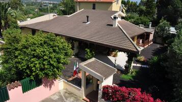 Front of property – evening/night