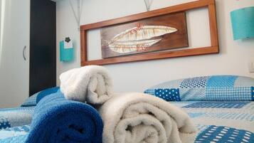 Down duvets, individually decorated, individually furnished