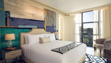 Premium bedding, minibar, in-room safe, desk