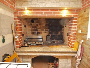 BBQ/picnic area - Apartment Denis 19 (Fazana)