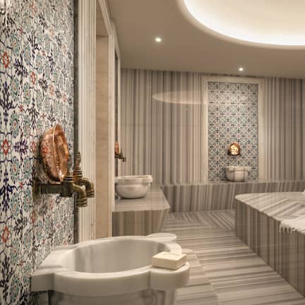 Couples treatment rooms, sauna, steam room, Turkish bath