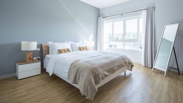 Luxury Villa, 2 Bedrooms, Beach View, Beachfront | 1 bedroom, premium bedding, iron/ironing board, free WiFi