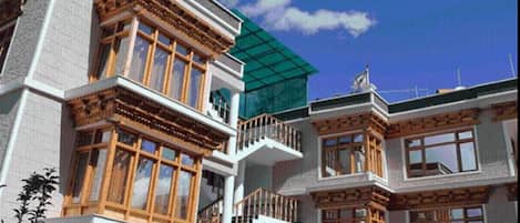 Façade de l’hébergement