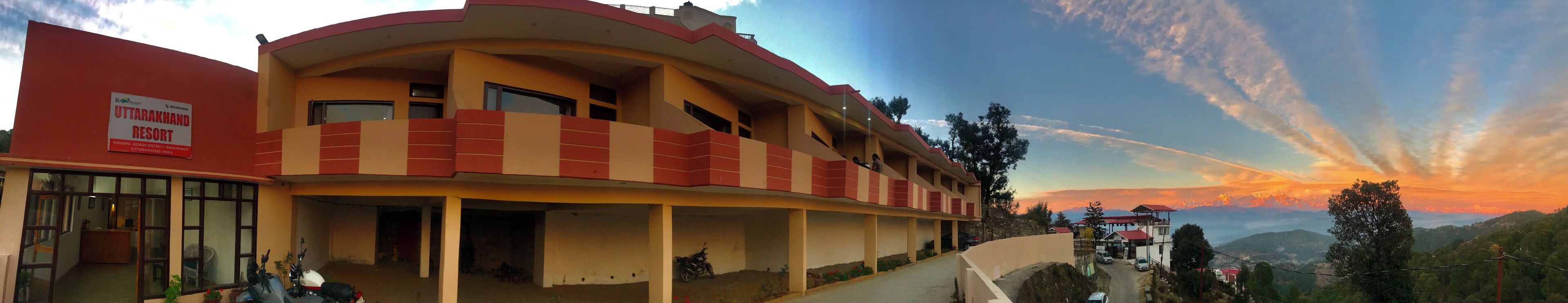 Fassade der Unterkunft