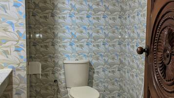 Kamar Double Deluks | Kamar mandi | Shower, perlengkapan mandi gratis, dan handuk