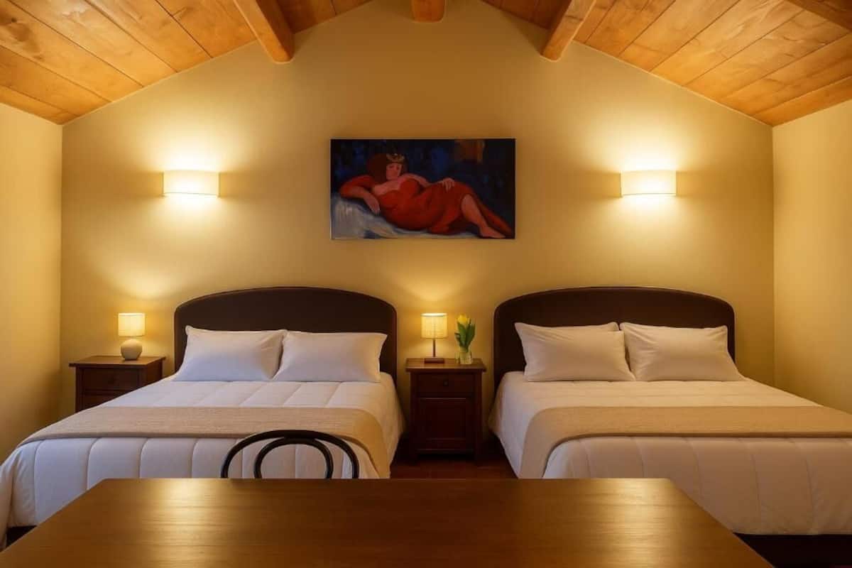 Family Loft (Sala Rossa) | Down duvets, minibar, blackout curtains, soundproofing