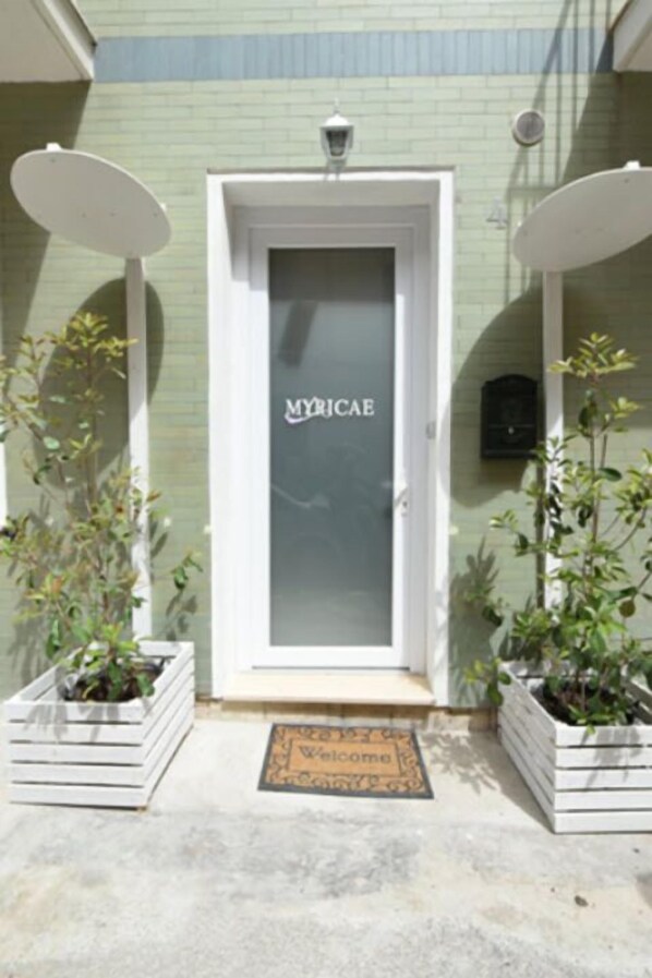 Majoituspaikan julkisivu