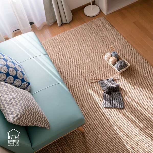Comfort Studio, 1 Bedroom, Kitchenette, City View | Living room | Flat-screen TV - EXTENDED Stay Kyoto Apartment (Kyoto)