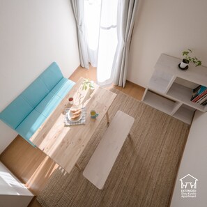 Comfort Studio, 1 Bedroom, Kitchenette, City View | Living room | Flat-screen TV - EXTENDED Stay Kyoto Apartment (Kyoto)