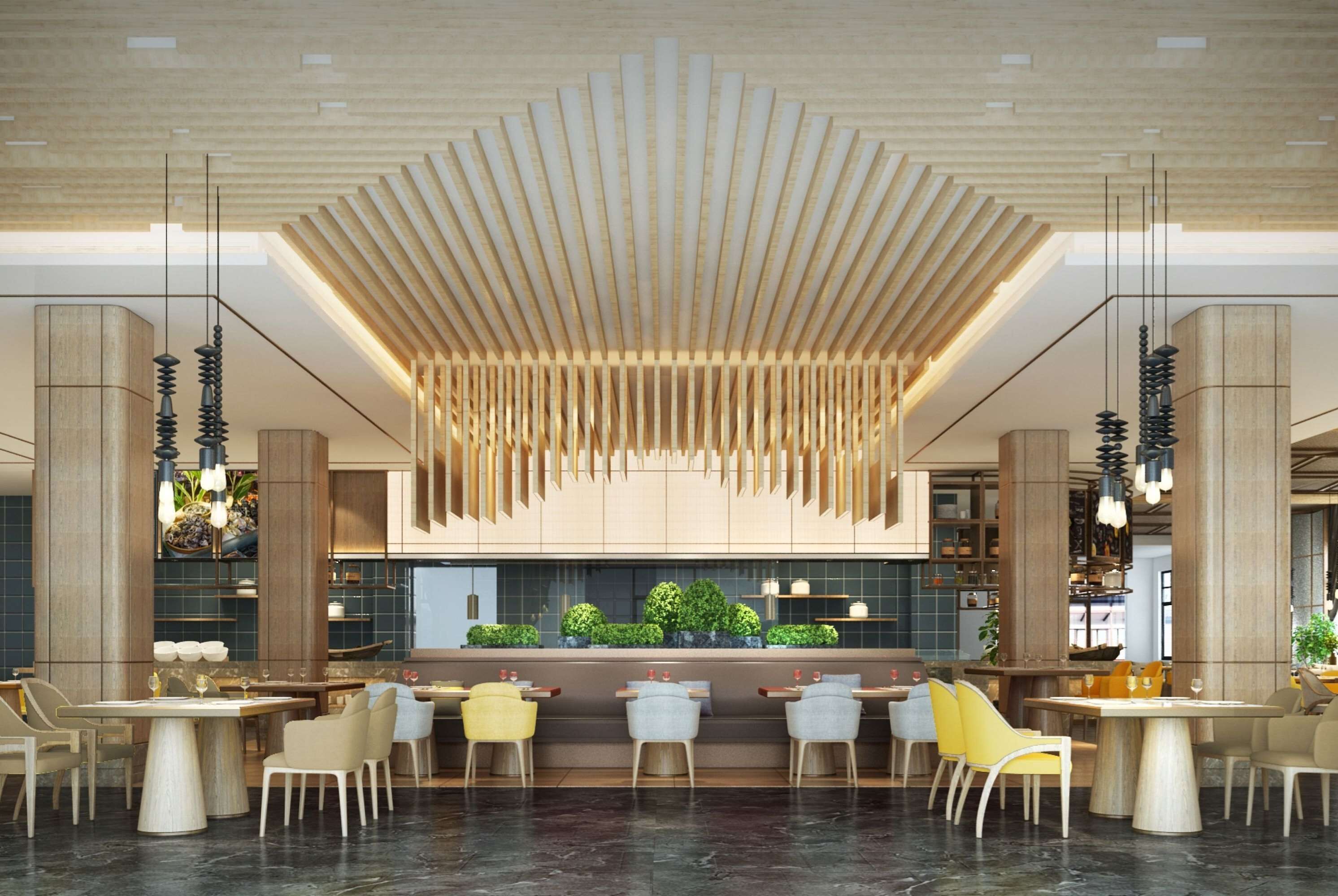 2 restaurants, spécialités Cuisine à base de dim sum