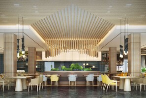 2 间餐厅,供应早餐、午餐和晚餐,点心