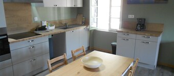 Penthouse Apartment looking out at Carcassonne Cite walls