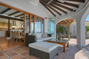 Outdoor dining - Mira al Mar 4 pax - Moraira, Costa Blanca (Moraira)