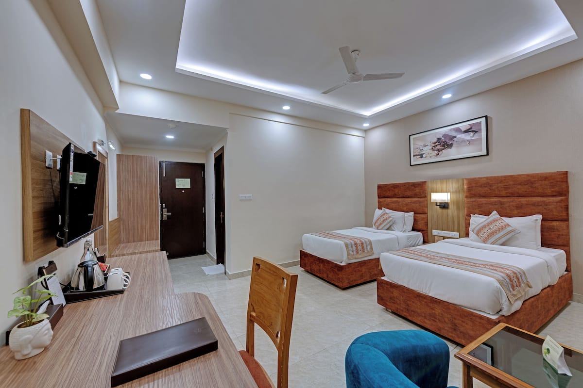 20 habitaciones y caja de seguridad en la habitación